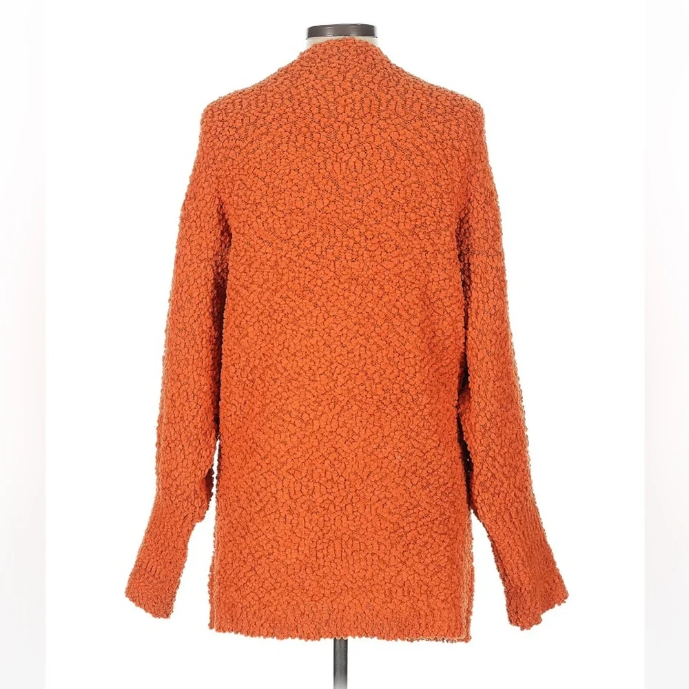 Cozy Orange Women's Cardigan - Picture 3 of 7